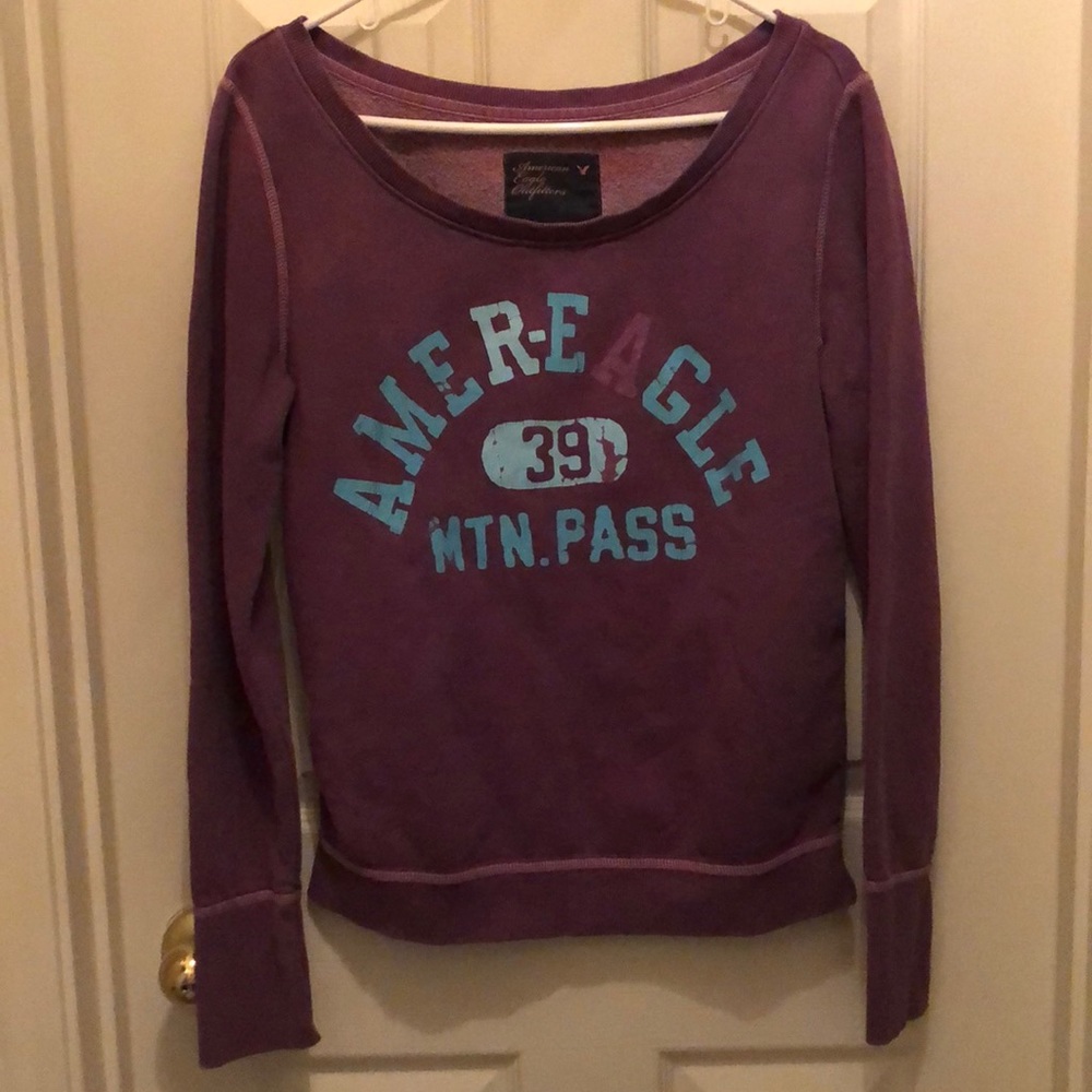 American Eagle Outfitters sweatshirt.